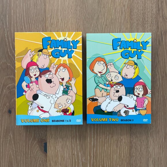 Family Guy DVD TV Show Box Sets Volume 1, 2 Seasons 1, 2, 3 VERY GOOD 2003 - Picture 2 of 14